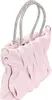 Damen Rosa Handtasche mit Rüschendesign und Produktbild-Vorschau 4