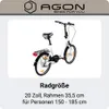 Agon Cruiser 20 Zoll Klapprad weiß Produktbild-Vorschau 5