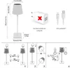 2er Tischlampe Kabellos, LED Tischleuchte, Dimmbar Touch Produktbild-Vorschau 6