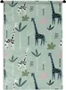 MuchoWow® Wandteppich Wandbehang Giraffe - Baum - Grün Produktbild-Vorschau 1