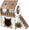 XL Katzenhaus Katzenhäuschen Katzenhütte Katzenhöhle Produktbild-Vorschau 8