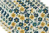 Boho-Tischsets 45x30 cm Leinen Blumen Abwischbar Set 4 Produktbild-Vorschau 1