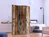 3-teiliger Einseitiger Vlies Paravent - Antique Wood Produktbild-Vorschau 5