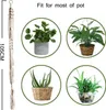 3 x závěs na rostliny, závěsný koš macramé, závěsný Náhled obrázku produktu 4
