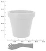 klasyczna doniczka 40 cm z białego plastiku Podgląd zdjęcia produktu 3