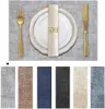 6 Stück 45*30cm Leder Tischsets Abwaschbar, Wasserdicht Produktbild-Vorschau 1
