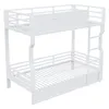 Flieks Etagenbett 90x200cm mit Led, Jugendbett Metallbett Produktbild-Vorschau 7