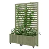 Merax Pflanzkübel mit Spalier und Rollen, Blumenkasten aus Produktbild-Vorschau 13