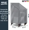 Schutzhülle für Stapelstühle, 65 x 65 x 80/120 cm Produktbild-Vorschau 2