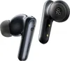 A pair of black wireless earbuds with gray accents, presented against a white background. Anteprima dell’immagine prodotto
