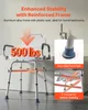 Silla de ducha giratoria VEVOR con reposabrazos y respaldo, Vista previa de la imagen del producto 5