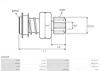 Anlasserfreilauf 11-Zahn AS-PL SD4102P Produktbild-Vorschau 4