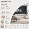 VENASI Wohnlandschaft mit Schlaffunktion Luna U, Beige Produktbild-Vorschau 12