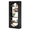 Bücherregal, 5-stöckig Standregal, 180 cm Regal, gewölbt, Produktbild-Vorschau 12