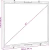vidaXL Beamer Leinwand Wandhängend 72 Zoll 4:3 Produktbild-Vorschau 7