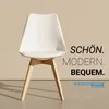 4 Chaises de Salle à Manger Blanche – Chaise Moderne avec Voir les images du produit 14