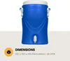Pinnacle Platino 5 Gallon, Getränkebehälter, 20L, Blau Produktbild-Vorschau 3