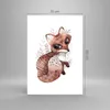 Poster - Poster ohne Rahmen - Fuchs November Tier - 70x100 Produktbild-Vorschau 4