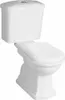 Kerasan RETRO Kombi-WC, Abgang senkrecht, weiß-Bronze Produktbild-Vorschau 1