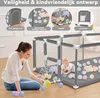 180x122CM Große Baby Laufstall Produktbild-Vorschau 3
