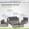Juskys Polyrattan Gartenmöbel Set Salou inkl. Abdeckung - Produktbild-Vorschau 6