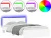 vidaXL Cadre de lit avec tête de lit éclairage LED blanc Voir les images du produit 1