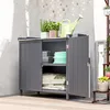 Outsunny Armoire de rangement de jardin sur pied, table de Voir les images du produit 2