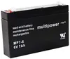 Multipower MP7-6 AGM olověná baterie, 6V, 7Ah – svorky F4,8 Náhled obrázku produktu 10