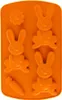 Orion Backform Silikonbackform zum Backen von OSTERHASEN Produktbild-Vorschau 1