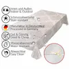 Tischdecke Wachstuch Ornamente Beige Robust Wasserabweisend Produktbild-Vorschau 5