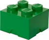 Scatola di immagazzinamento Lego Brick 4 verde Anteprima dell’immagine prodotto 1