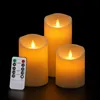 Eikuavons LED svíčky, sada 3 kusů, imitace voskových svíček Náhled obrázku produktu 1