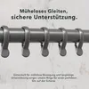 Erica Duschvorhangstange L-form & U-form - 4-in-1 System Produktbild-Vorschau 7