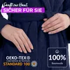 AR Line Kapuzen Bademantel 100% Baumwolle 450 g/m² – Uni Produktbild-Vorschau 4
