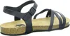 Longo Komfort Sandalen Damen 333131353436 Schwarz 42 EU Produktbild-Vorschau 5