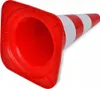 vidaXL Verkehrskegel 10 Stk. Reflektierend Rot und Weiß 50 Produktbild-Vorschau 4