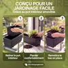 2x Bac à fleurs 11 litres support de montage intérieur Voir les images du produit 5