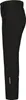 A side view of black children's softshell pants. Produktbild-Vorschau