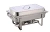 Chafing Dish Speisenwärmer Warmhaltebehälter Edelstahl 3er Produktbild-Vorschau 2