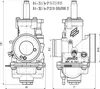 Vergaser Polini CP 15mm mit Chokezug Vorbereitung für Produktbild-Vorschau 2