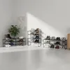 Regał na buty Relaxdays, 4 półki, system modułowy, wymiary: Podgląd zdjęcia produktu 5