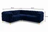 Ecksofa Moet L-Form dunkelblau 202x262 cm groß – Produktbild-Vorschau 3