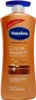 A product shot of a Vaseline Intensive Care Cocoa Radiant body lotion bottle. Náhľad obrázku produktu