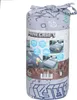 The product is a rolled-up set of Minecraft-themed bedding, presented in its packaging. Náhled obrázku produktu