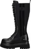A black knee-high boot with laces and a thick sole. Anteprima dell’immagine prodotto