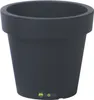 A dark gray planter pot is shown against a white background. Náhľad obrázku produktu
