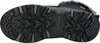 The image shows the sole of a black Skechers boot. Voir les images du produit