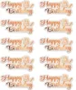Oblique Unique 10 Stk. Happy Birthday Konfetti Geburtstag Produktbild-Vorschau 1
