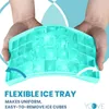 Silikon Eiswürfelform für 36 Eiswürfel mit Deckel Behälter Produktbild-Vorschau 6