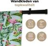 MuchoWow® Wandteppich Wandbehang Hibiskus - Flamingo - Produktbild-Vorschau 3